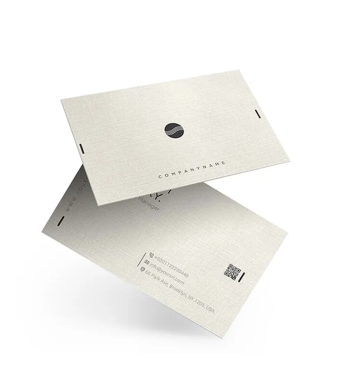 Linen Embossed Laminated Business Card copy.webp